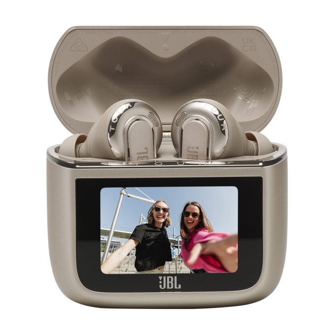 JBL Tour Pro 3 - Latte - True Wireless Noise Cancelling earbuds with Smart Charging Case&trade; - Detailshot 3 image number null